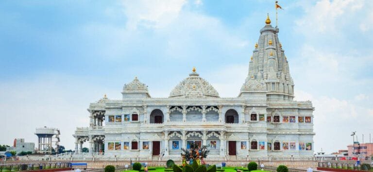 Prem Mandir, Vrindavan Mathura Vrindavan Agra Tour from Ahmedabad