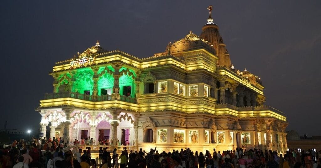 Prem Mandir, Vrindavan | mathura vrindavan barsana tour package