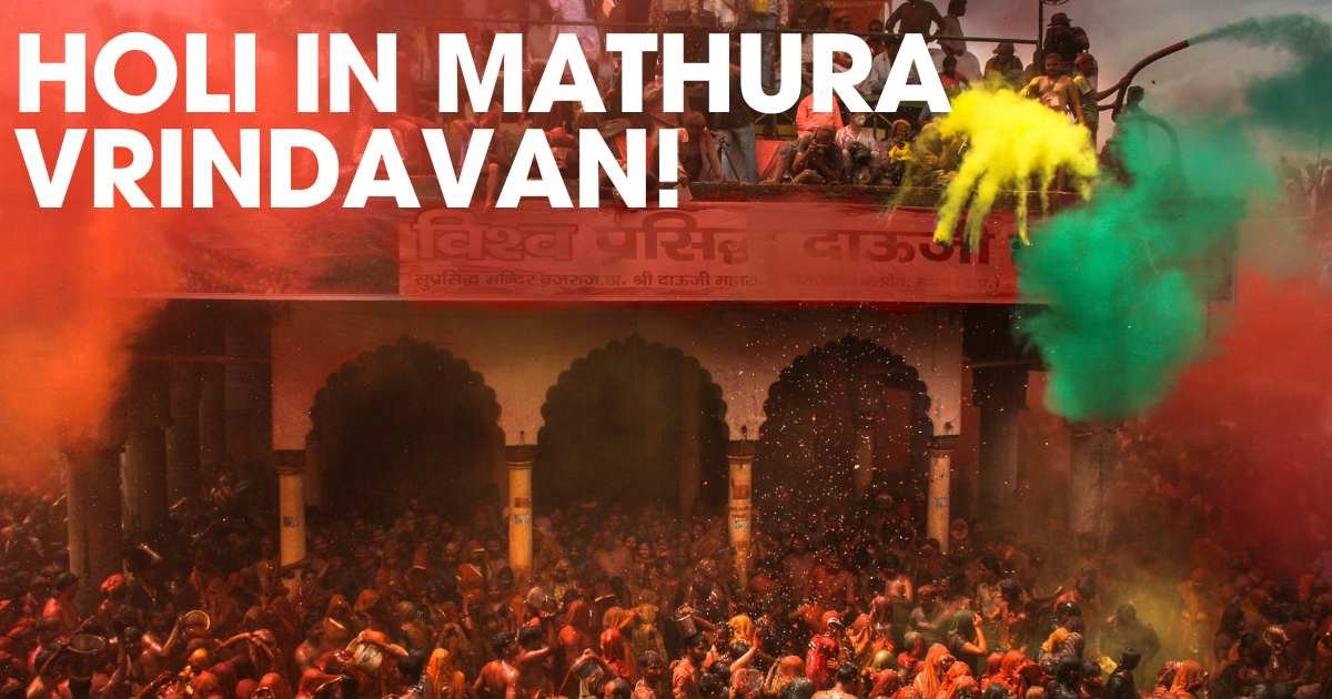 Holi in Mathura Vrindavan