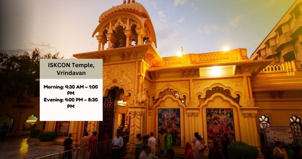 ISKCON Temple Timings Vrindavan