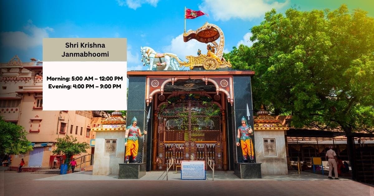 Shri Krishna Janmabhoomi Timings