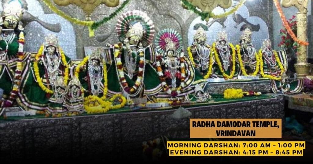 Radha Damodar Temple Vrindavan Timings