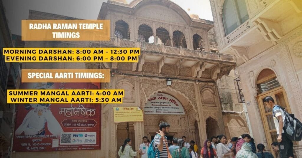 Radha Raman Temple Timings