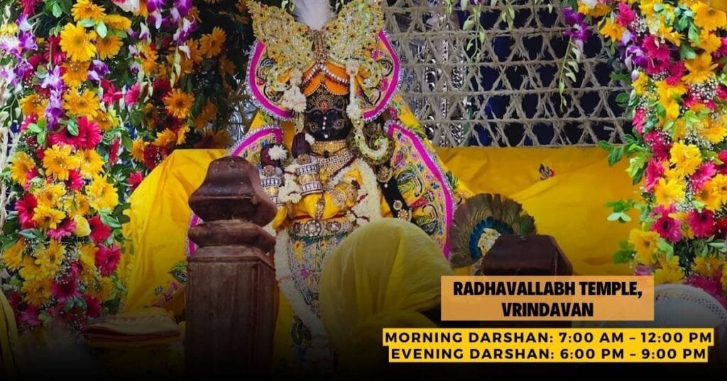 Radhavallabh Mandir Timings Vrindavan