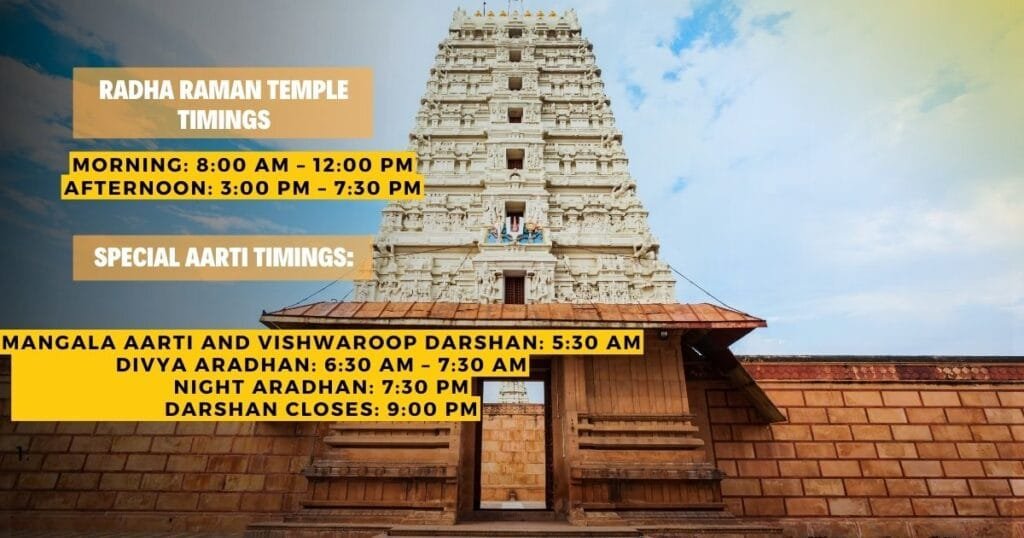 Rangji Temple Timings