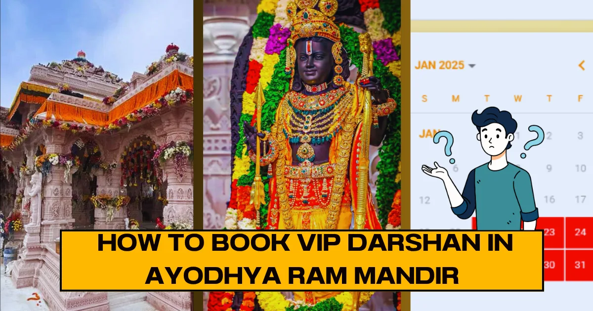 How to Book VIP Darshan in Ayodhya Ram Mandir