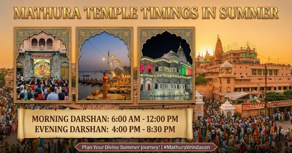 Mathura Temple Timings in Summer – Updated Darshan Schedule