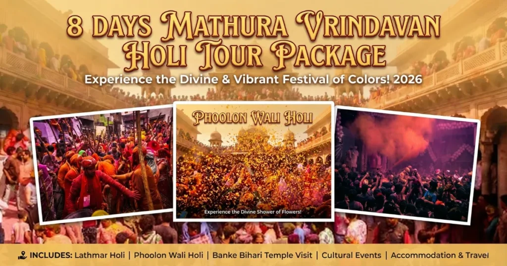 8 Days Mathura Vrindavan Holi Tour Package | Braj Holi