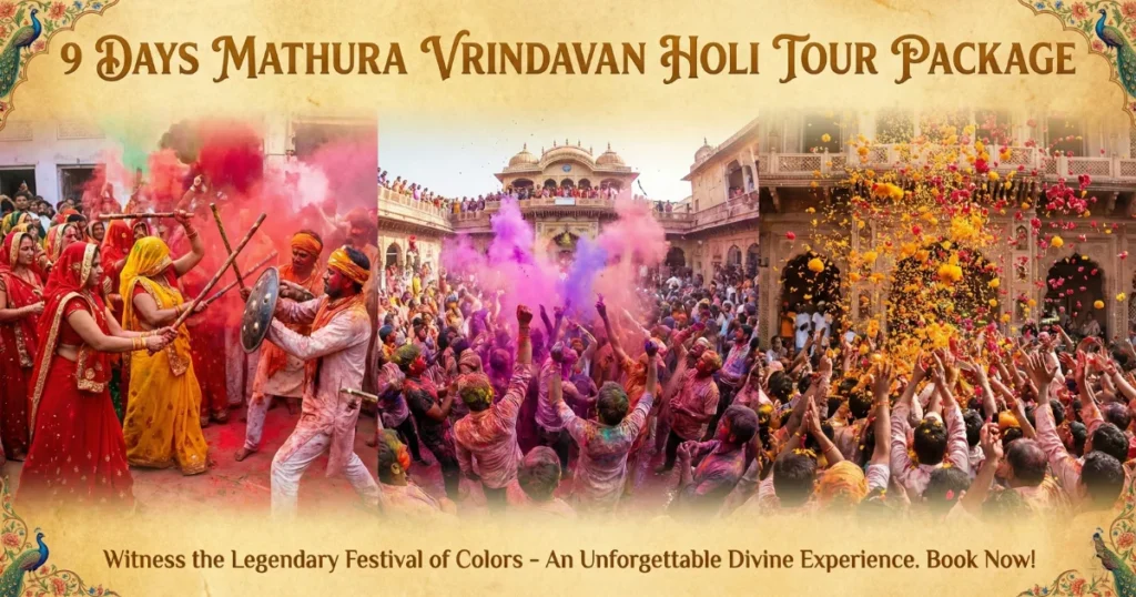 9 Days Mathura Vrindavan Holi Tour Package – Braj Holi Experience